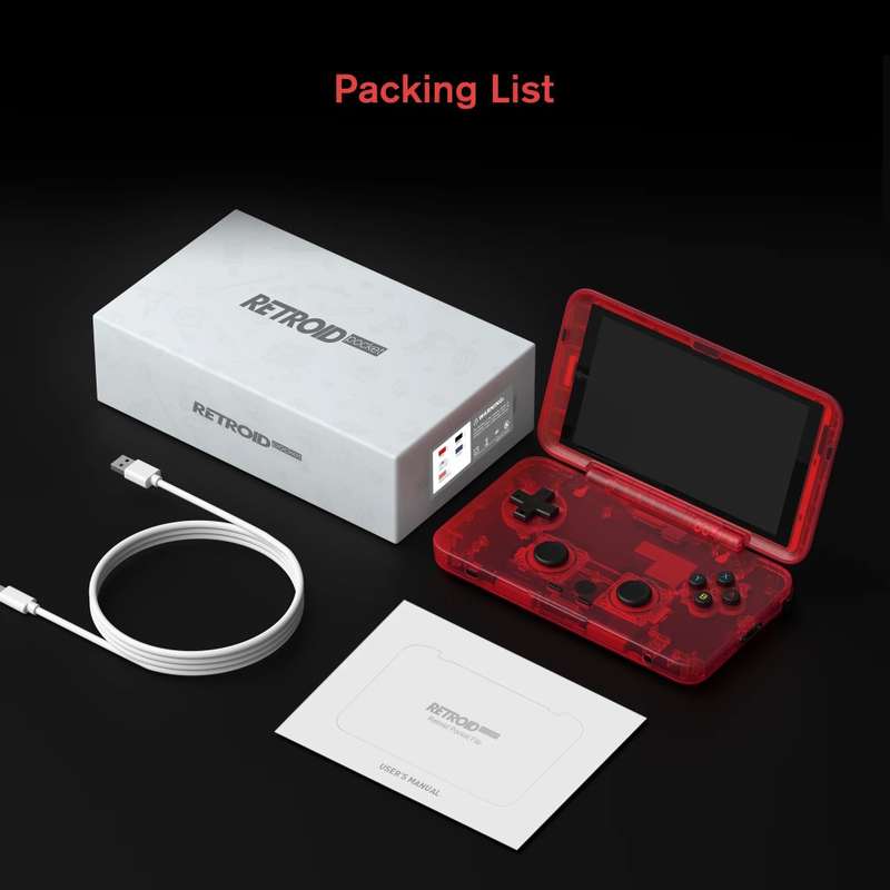 Retroid Pocket Flip 4.7` Handheld Console with Android 11 - 4 Colours Available