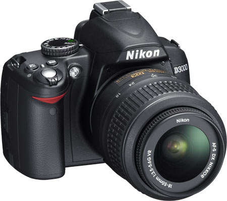 NIKON D3000 - SLR - COMPLETE KIT - LIKE BRAND NEW - AWSOME PROFESSIONAL CAMERA