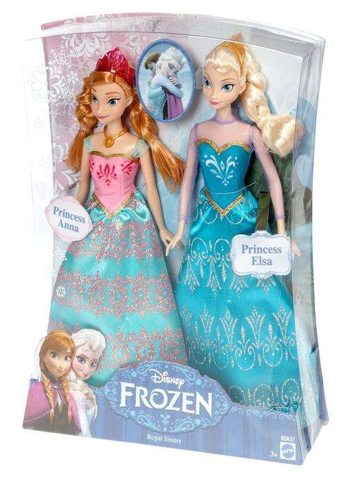 Elsa and Anna Frozen Doll Set