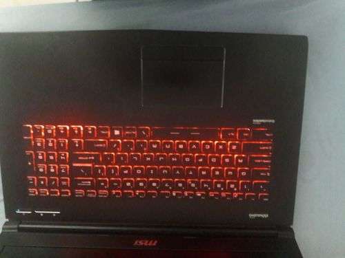 MSI GE72 APACHE 17.3 INCH GAMING G-SERIES SUPER MACHINE (MEGA GAMING) + MSI Backpack