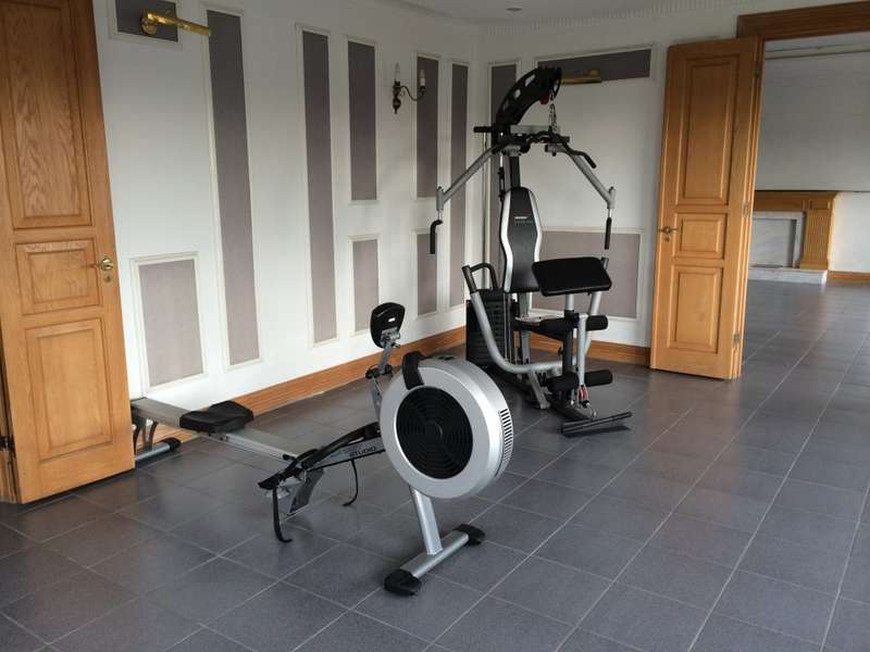 Complete Gym including rower and stationery bike