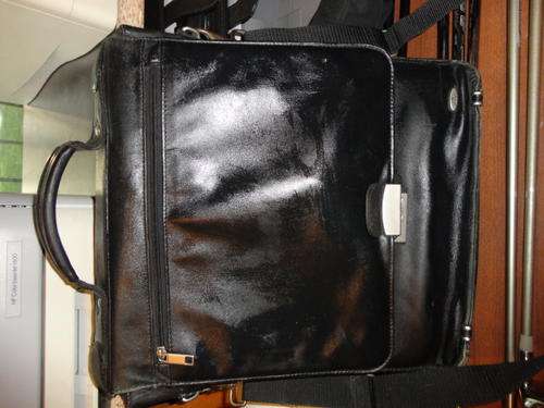 Gino De Vinci genuine leather laptop executive bag