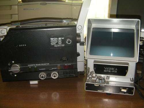 8MM MOVIE PROJECTOR PLUS MOVIE EDITOR