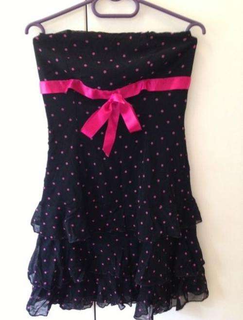 Cute polka dot cocktail dress
