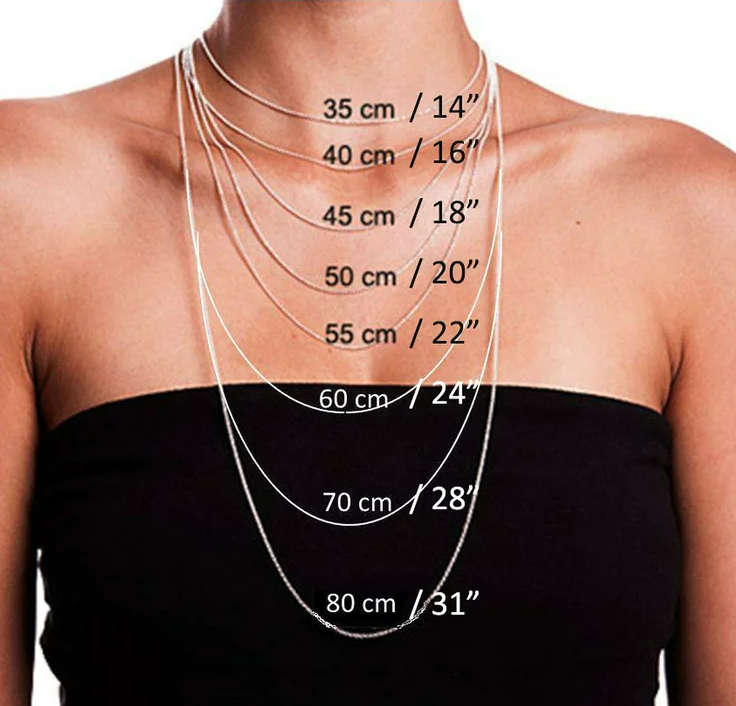 55cm Long Silver Stainless Steel Herringbone Necklace