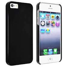 Black Frosted TPU Cover Case for iPhone 5 including Screen Guard