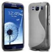 Samsung Galaxy S3 Clear S Line TPU Cover Case including Screen Guard