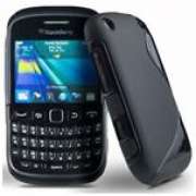 Black S Line Cover Case for BlackBerry 9320 including Screen Guard