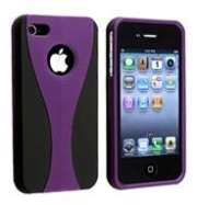 Purple Wine Cup Design iPhone 4 / 4s Cover Case including Screen Guard