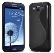 Black Samsung Galaxy S3 Streamline Cover Case + Screen Guard