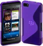 Purple Streamline Case for BlackBerry Z10 + Screen Guard