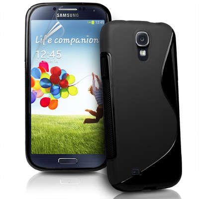 Black Streamline Samsung Galaxy S4 i9500 TPU Case