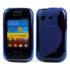 Blue Streamline Samsung Galaxy Pocket S5300 Case