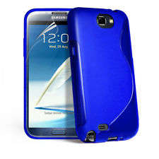 Blue Streamline Case Cover for Samsung Galaxy Note 2 / N7100