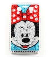 Minnie Mouse Bling Diamante Cover Case for BlackBerry Bold 9700 9780