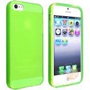 Green Frosted TPU Cover Case for iPhone 5 and 5S