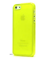 Yellow Frosted iPhone 5c TPU Cover Case + FREE Screen Protector