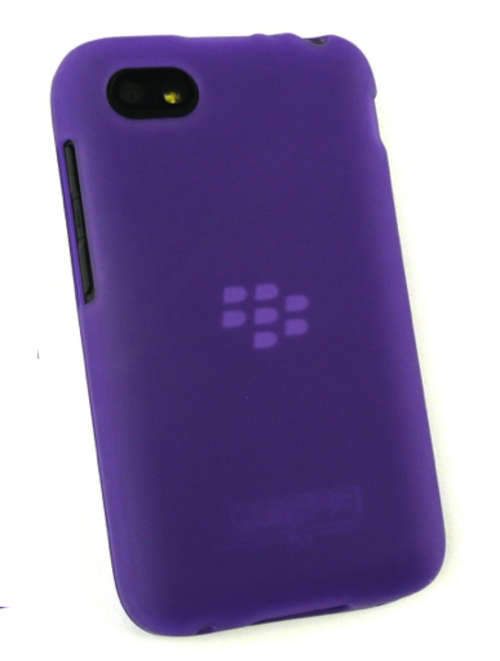 Purple BlackBerry 9720 Frosted Cover Case + FREE Screen Protector