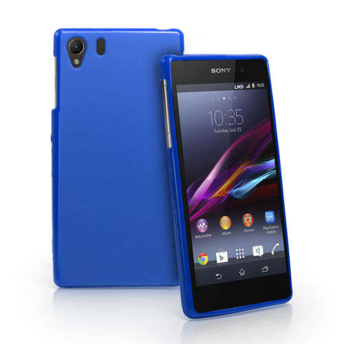 Sony Xperia Z1 Blue Frosted Cover Case