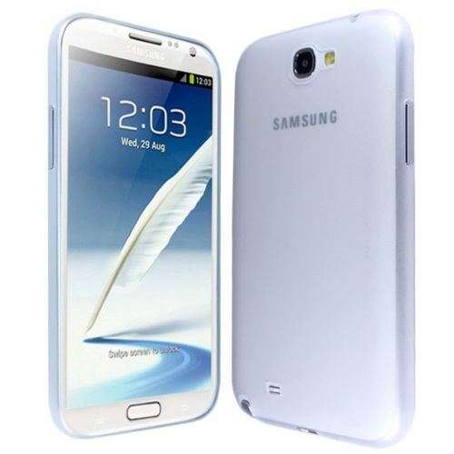 White Transparent 0.3mm Ultra Thin Matte  Case Cover For Samsung Note 2 N7100 + SCREEN PROTECTOR