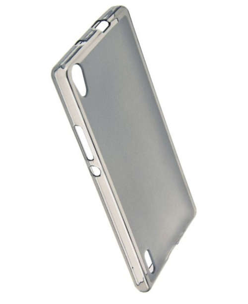 Black Transparent Ultra Thin Gel Case for Sony Xperia P7