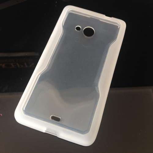 Transparent White Excellent Protection TPU Case for Nokia Lumia 535