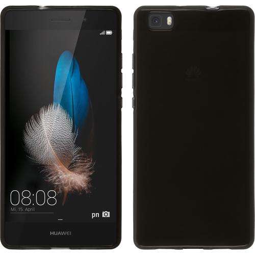 Black TPU Frosted Cover Case for Huawei P8 LITE