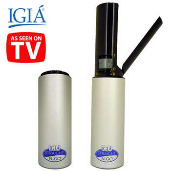 ** PORTABLE/CORDLESS HAIR STRAIGHTENER ** COMPACT ** TAKE IT ANYWHERE **