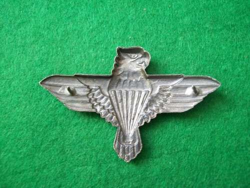 44 Para Brigade , Grey Metal Beret Badge ( 2 x pins intact )