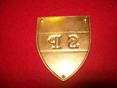 STATE PRESIDENTS GUARD SHOULDER FLASH (PINS INTACT)