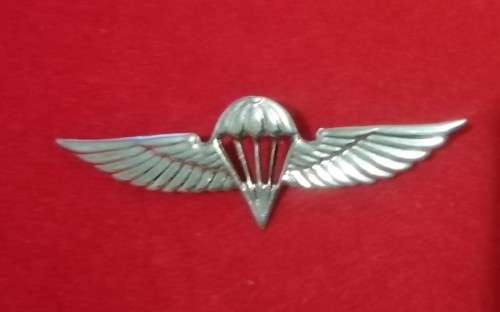 ISRAELI DEFENCE FORCE PARACHUTE WING (pins intact )