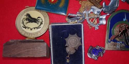 LOT OF MIXED MILITARY BADGES