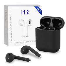 i12 TWS Wireless Bluetooth Ear Pods with Charging Box