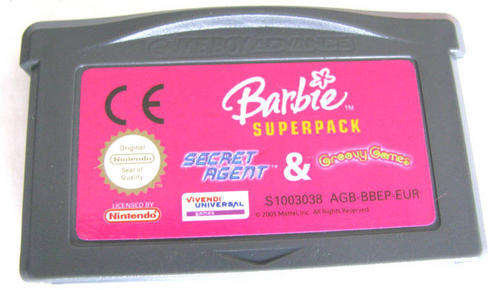Barbie Superpack For Gameboy Advance/ Nintendo DS lite