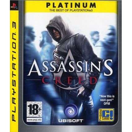 Assassins Creed 1 Platinum for PS3 with Free PS4 Game