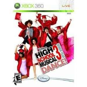HIGH SCHOOL MUSICAL 3 DVD WITH DANCE MAT FOR XBOX 360 - BRAND NEW