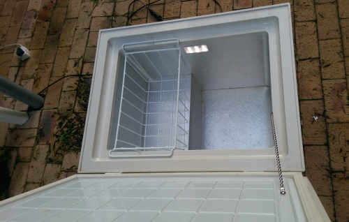 60 liter stainless steel 12V Camping Fridge Freezer