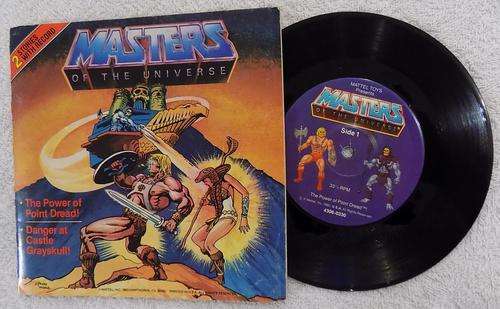 MASTERS OF THE UNIVERSE 7" - THE POWER OF POINT DREAD / DANGER AT CASTLE GRAYSKULL (RARE!!!!)