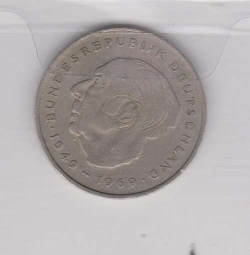 Germany 2 Mark, 1973 coin.