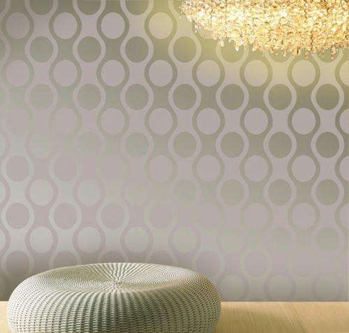Wallpaper - Beige Circles