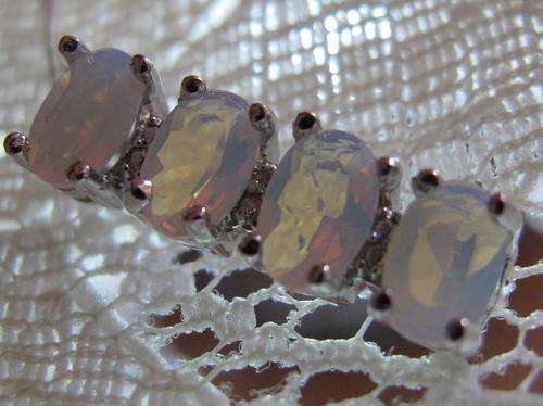 Gorgeous Opals! 2.18ct Fire Opal and 925 / Platinum Pendant! BEAUTIFUL!