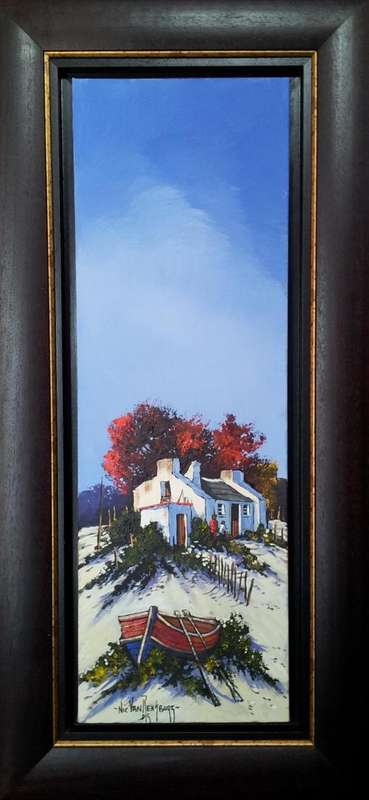 Original painting by NIC VAN RENSBURG - Weskus - 900 x 300
