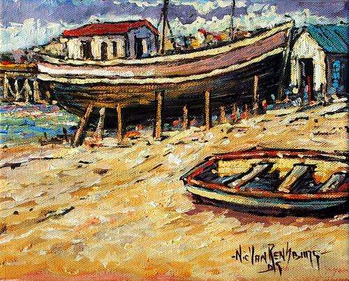 Original Painting by NIC VAN RENSBURG - Weskus 6 - 260 x 210