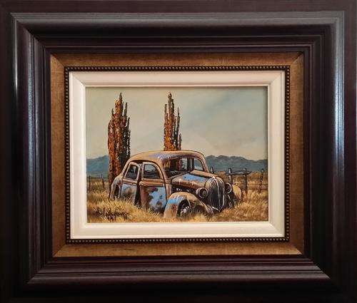Original Painting by NIC VAN RENSBURG - Ou Kar -  400 x 300