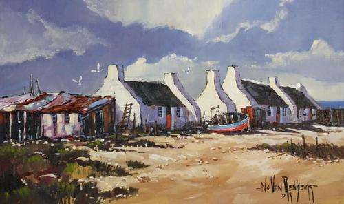Original painting by NIC VAN RENSBURG - Arniston 3 - 500 x 300
