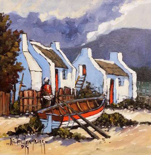 Original painting by NIC VAN RENSBURG - Arniston 10 - 300 x 300