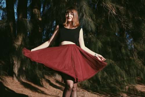 Maroon red mesh skirt / high waisted skirt / elastic belt / high waist maxi / circle skirt