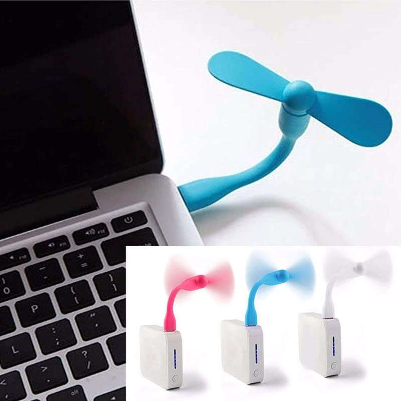 Portable And Flexible Usb Fan For Laptops, Pcs And Power Banks.