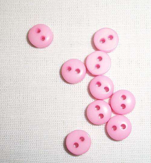 Mini buttons, pink.
