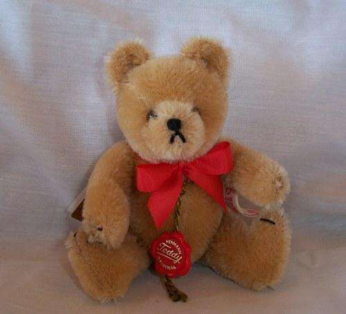 Herman bear, 12 cm white colour.